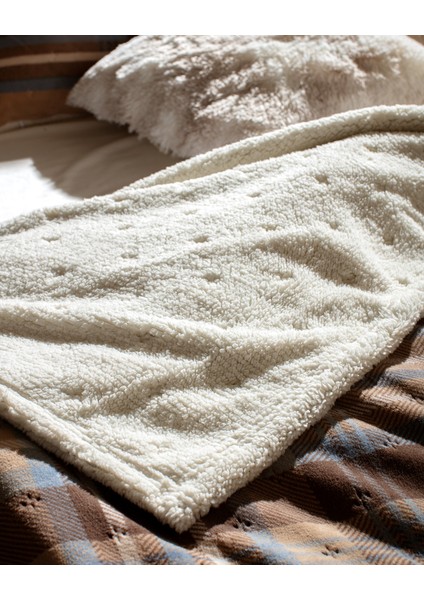 Palloys Sherpa Tek Kişilik Yatak Örtüsü - Bej fırsatları