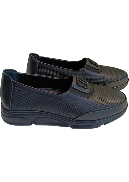 813 Kadın Deri Comfort Casual Ayakkabı Siyah fırsatları