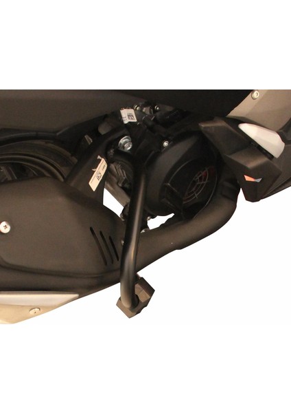 TVS Ntorq 125 2024 Uyumlu Egzoz Koruma Demiri Siyah