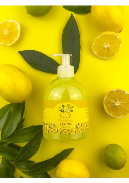 Nemlendirici Etkili Koku Giderici Limon Aromalı Limonlu Sıvı Sabun 500 ml