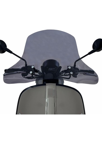 Vespa GTV 300 2024 Uyumlu Ön Cam Füme 42 cm