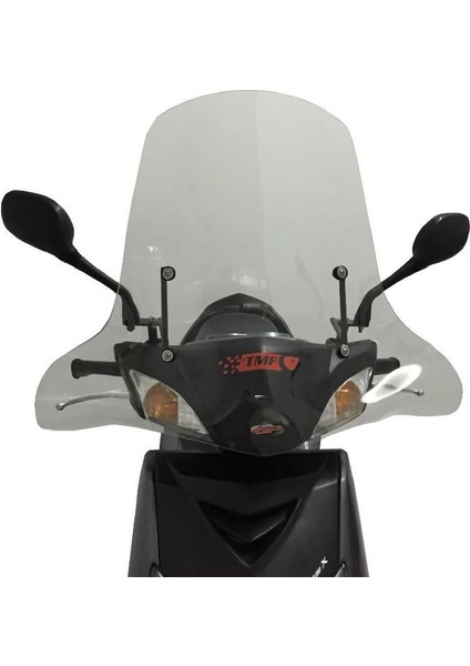 Yamaha Cygnus X 2010-2018 Uyumlu Ön Cam Füme 59 cm