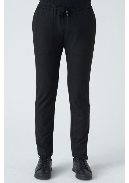 Armagh P1017 Slim Fit Likralı Jogger Pantolon Siyah