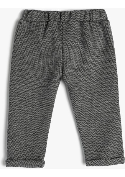 Basic Jogger Eşofman Altı Cepli Beli Bağlamalı