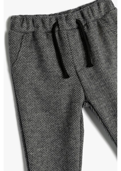 Basic Jogger Eşofman Altı Cepli Beli Bağlamalı
