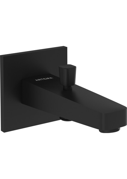 VitrA Root Square A4274036 Çıkış Ucu (El Duşu Çıkışlı), Mat Siyah