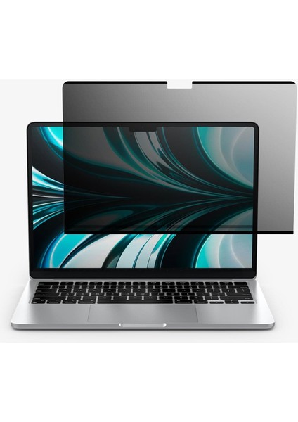 MacBook Air 13" M2 (2022) Hayalet Ekran Koruyucu Safe View (1 Adet) - AFL06253