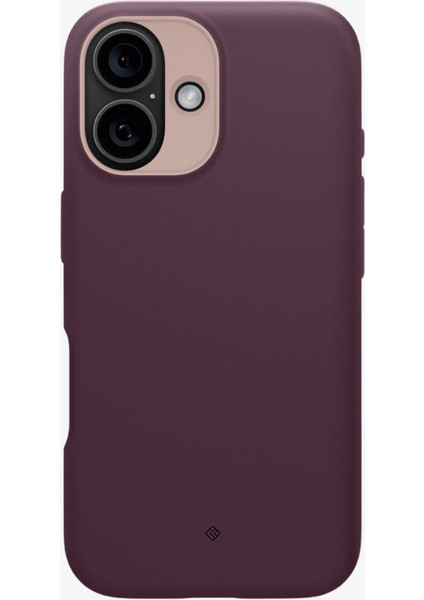 Caseology iPhone 16 Kılıf Nano Pop Mag MagSafe özellikli Burgundy Bean - ACS08237