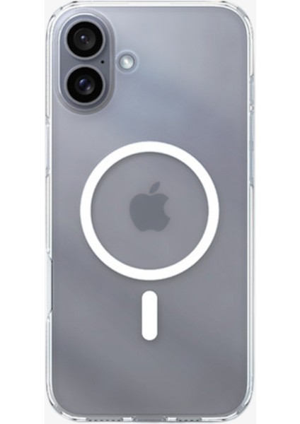 iPhone 16 Plus Kılıf Crystal Flex MagFit MagSafe özellikli Crystal Clear - ACS08392