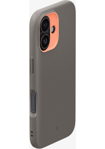 Caseology iPhone 16 Kılıf Nano Pop Mag MagSafe özellikli Papaya Gray - ACS08236