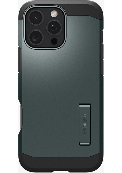 iPhone 16 Pro Kılıf Tough Armor AI MagFit MagSafe özellikli Abyss Green - ACS08148