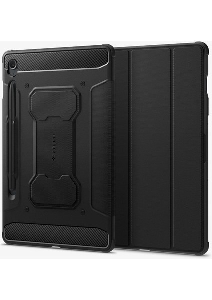 Galaxy Tab S9 Fe (2023) Kılıf Rugged Armor Pro Black - ACS06857