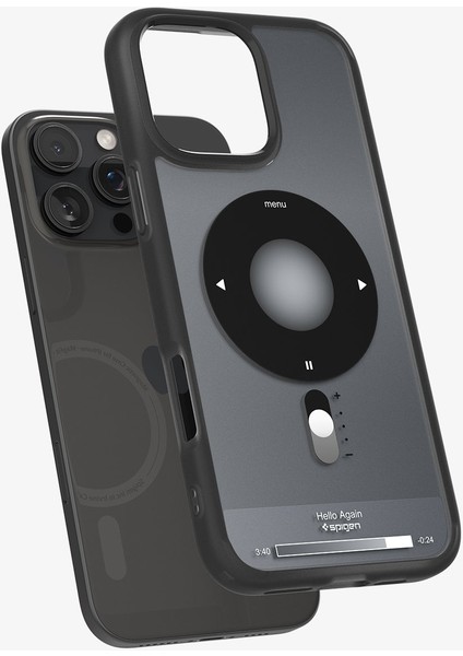iPhone 16 Pro Kılıf Ultra Hybrid MagFit MagSafe özellikli Classic Black - ACS08384 modelleri