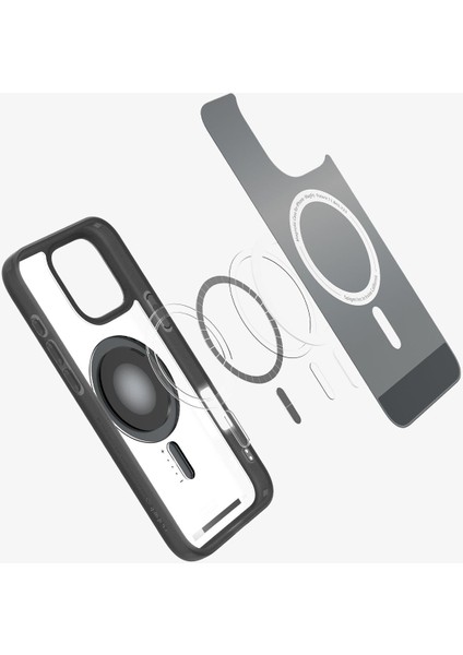 iPhone 16 Pro Kılıf Ultra Hybrid MagFit MagSafe özellikli Classic Black - ACS08384 fırsatları