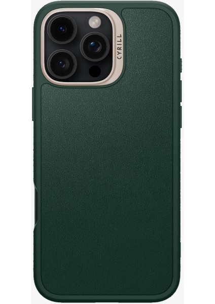 Ciel by CYRILL iPhone 16 Pro Kılıf Kajuk Mag MagSafe özellikli Forest Green - ACS08407