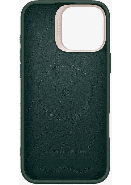 Ciel by CYRILL iPhone 16 Pro Kılıf Kajuk Mag MagSafe özellikli Forest Green - ACS08407