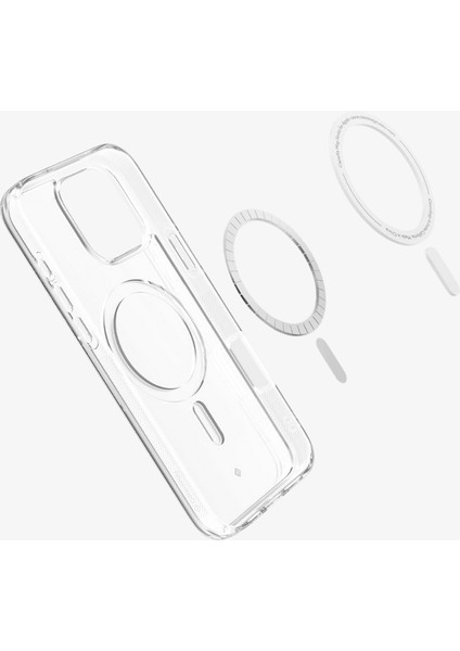 Caseology iPhone 16 Pro ile Uyumlu ince MagSafe Kılıf Capella Mag Sararma Karşıtı Hava Kanalı Teknolojisi™ Askeri Sınıf Koruma Clear Gray Şeffaf Kapak - ACS08306 indirimleri