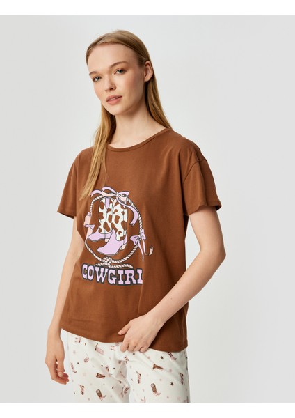 Pamuklu Pijama Takımı 2'li Baskılı fiyatları