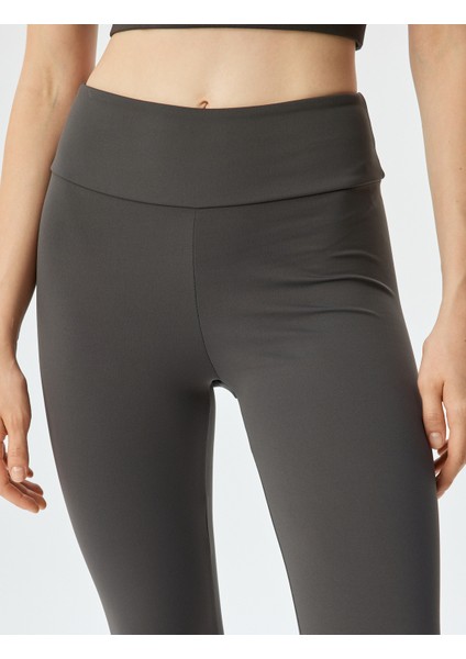 Spor Tayt Yüksek Bel Yumuşak Tuşe Slim Fit indirimleri