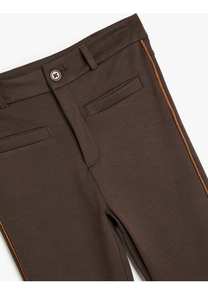 Basic Tayt Beli Lastikli Dikiş Detaylı modelleri