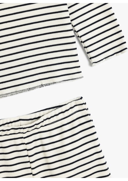 2'li Kaşkorse Takım Uzun Kollu Tişört ve Pantolon Takımı modelleri