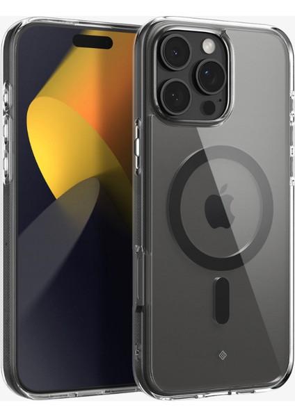 Caseology iPhone 16 Pro Kılıf Capella Mag MagSafe özellikli Clear Charcoal - ACS08183 fiyatları