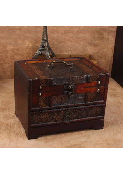 Aynalı Takı Saklama Kutusu 22X16X16CM (Yurt Dışından)