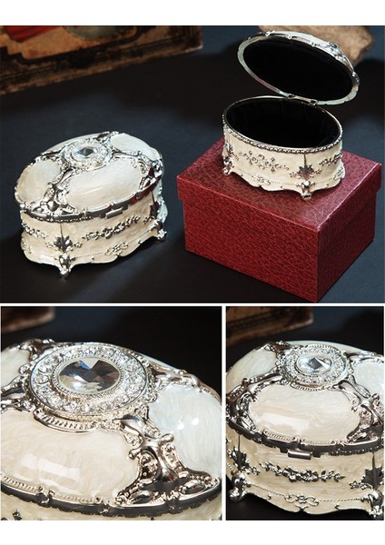 Metal Takı Saklama Kutusu 11X7.5X7CM (Yurt Dışından)
