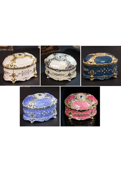 Metal Takı Saklama Kutusu 11X7.5X7CM (Yurt Dışından)