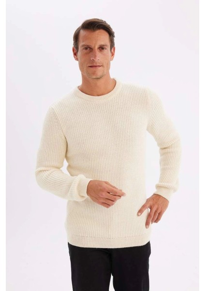 C8814 Standart Fit Selanik Kumaş Kazak fırsatları