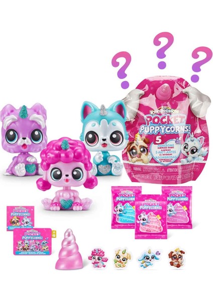 Pocket Sürpriz Mini Figür S1 Sürpriz Paket RAR24000 - Pembe Boynuz