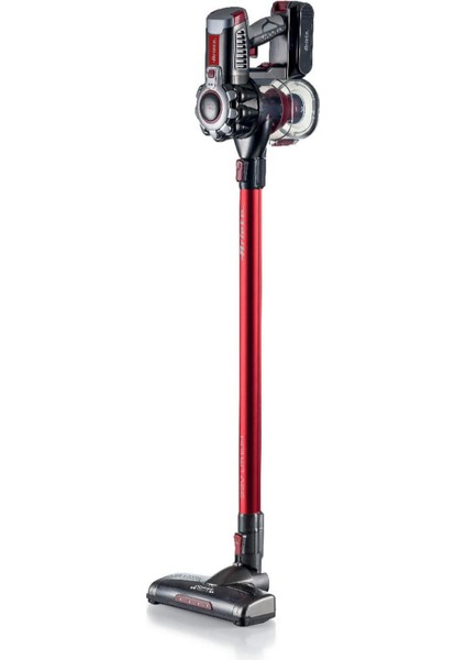 Dikey Şarjlı Süpürge - Kırmızı