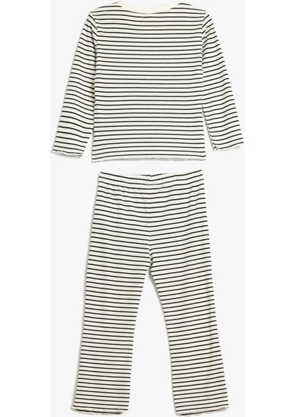 2'li Kaşkorse Takım Uzun Kollu Tişört ve Pantolon Takımı fiyatları