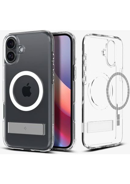 iPhone 16 Plus Kılıf Ultra Hybrid S MagFit MagSafe özellikli Crystal Clear - ACS08082