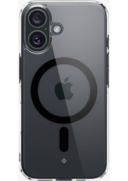Caseology iPhone 16 Kılıf Capella Mag MagSafe özellikli Clear Black - ACS08240