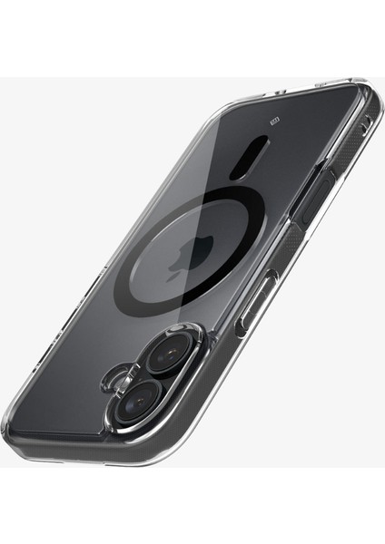 Caseology iPhone 16 Kılıf Capella Mag MagSafe özellikli Clear Black - ACS08240