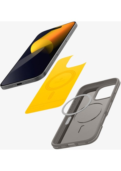 Caseology iPhone 16 Pro Max Kılıf Athlex Mag MagSafe özellikli Active Gray - ACS08299