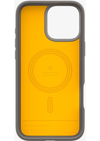 Caseology iPhone 16 Pro Max Kılıf Athlex Mag MagSafe özellikli Active Gray - ACS08299