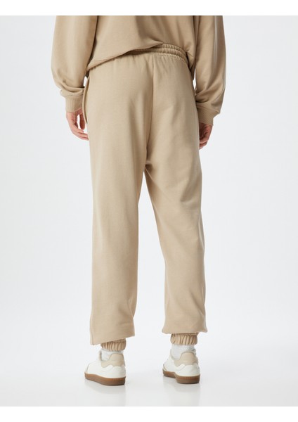 Jogger Eşofman Altı Cepli Beli Bağlamalı Üç Iplik fırsatları