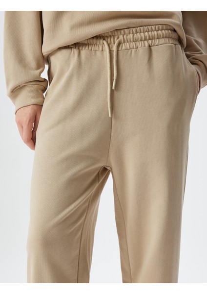 Jogger Eşofman Altı Cepli Beli Bağlamalı Üç Iplik indirimleri