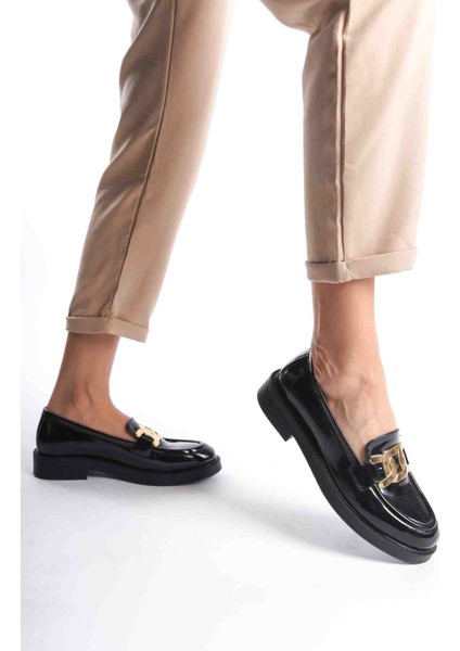 Kadın Vegan Deri Tokalı Loafer fiyatları