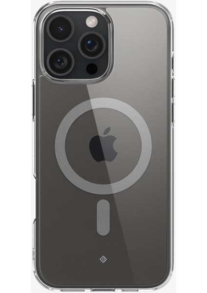 Caseology iPhone 16 Pro Max Kılıf Capella Mag MagSafe özellikli Clear Gray - ACS08301