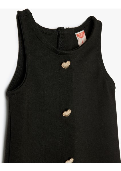 Jile Elbise Yuvarlak Yaka Kalp Düğmeli Viskon Kumaş modelleri