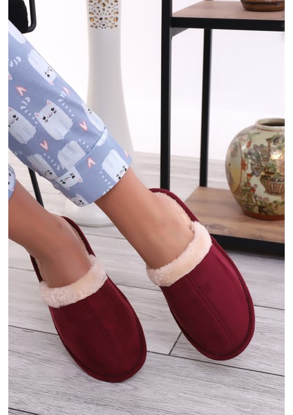 U050 Unisex Kışlık Ev Içi Terliği Kürklü Yünlü Kışlık Terlik modelleri