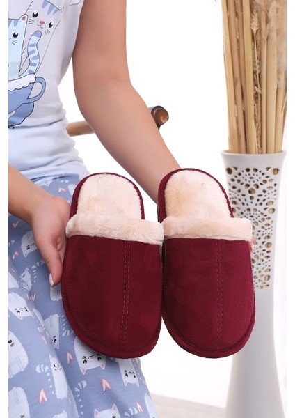 U050 Unisex Kışlık Ev Içi Terliği Kürklü Yünlü Kışlık Terlik indirimleri