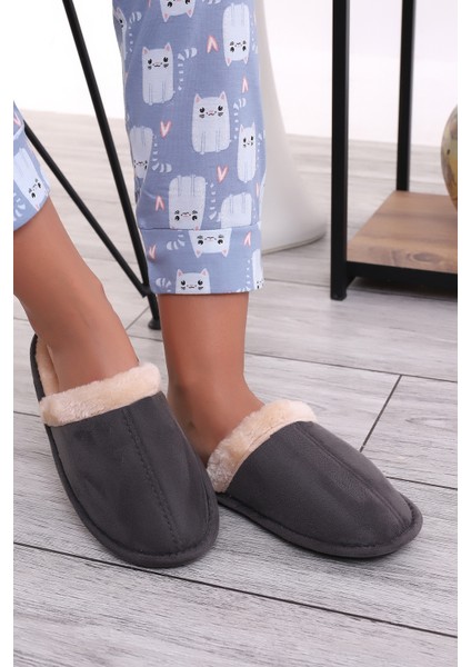 U050 Unisex Kışlık Ev Içi Terliği Kürklü Yünlü Kışlık Terlik fiyatları