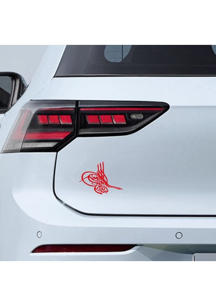 Osmanlı Tuğrası Sticker - Osmanlı Sticker - Tuğra Sticker - Oto Sticker - Araba Sticker