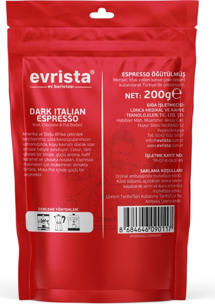 Dark Italıan Espresso 200 gr