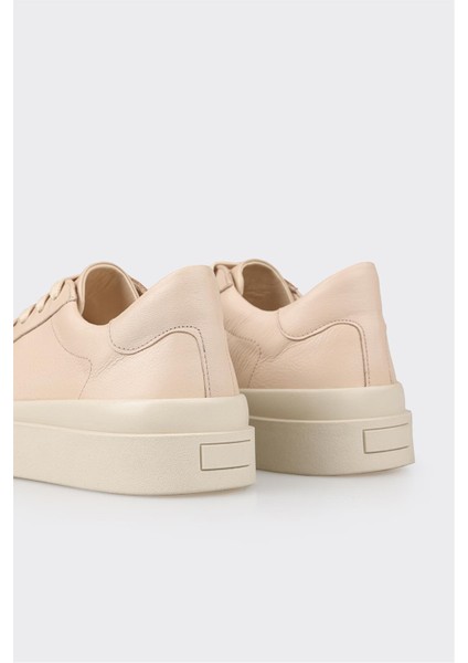 Bej Deri Kadın Spor Ayakkabı indirimleri