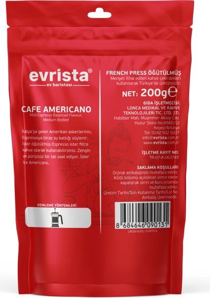 Cafe Amerıcano 200 gr